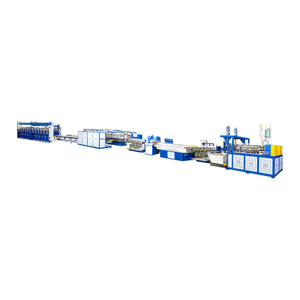 Double Color Artificial Grass Curly Yarn Extrusion Line